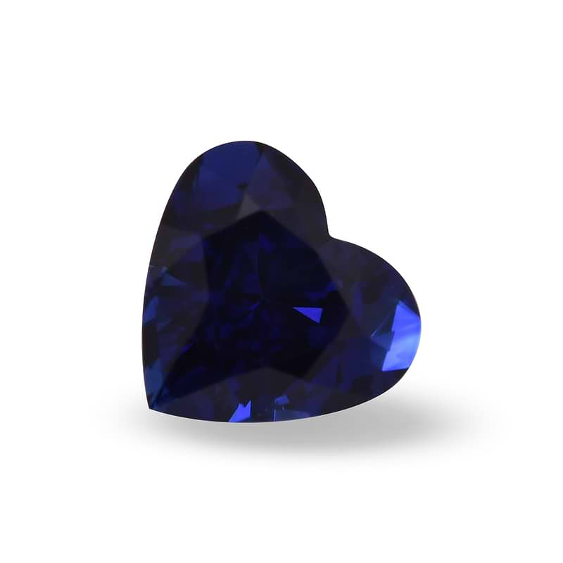 Carat Royal Blue Sri Lankan Sapphire Heart Shape Grs Sku