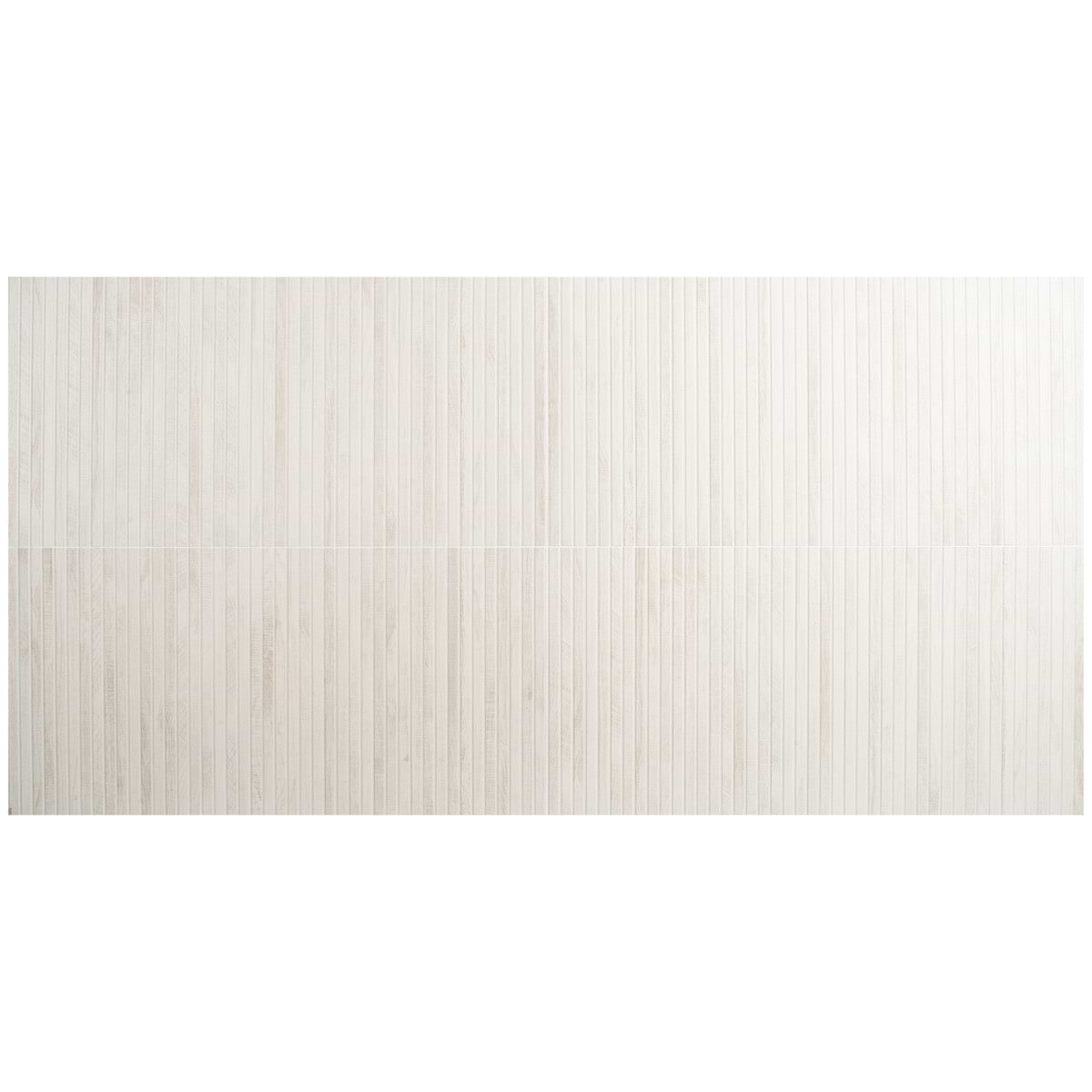 Sample Kenridge Ribbon White 24x48 Matte Porcelain Wood Look Tile