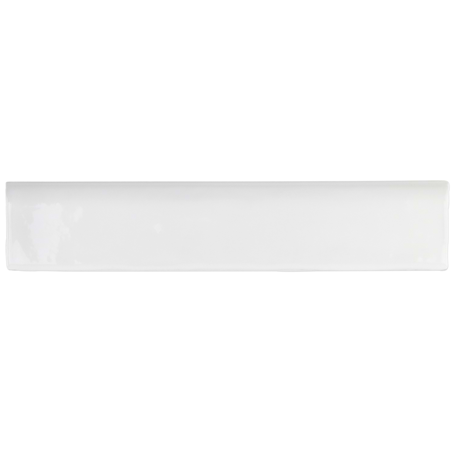 Shop Seaport Arctic X Polished Ceramic Bullnose Tilebar