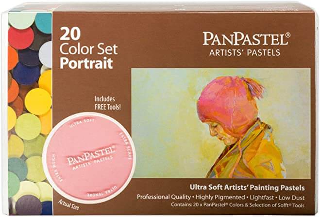 סט PANPASTEL 20 color set portrait