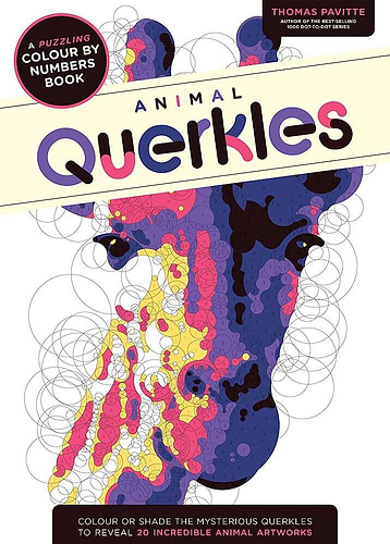 חוברת צביעה במספרים ANIMAL QUERKLES - ערכות יצירה