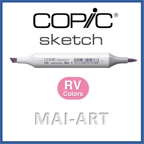 sketch copic marker RV - red violet