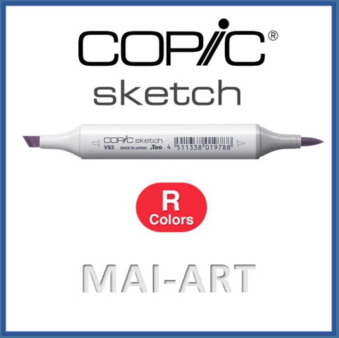 sketch copic marker R - red-