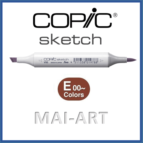 sketch copic marker E - earth