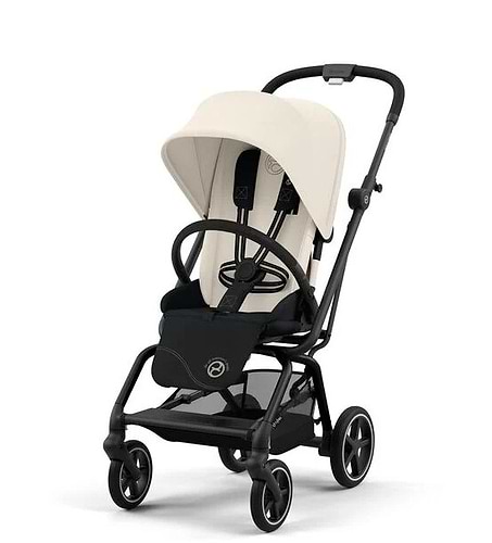 עגלת טיולון Eezy S Twist +2 לבן Canvas White-איזי אס טוויסט סייבקס