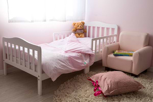 מיטת מעבר מאי חזקה במיוחד - לבן טל רהיטי תינוקות