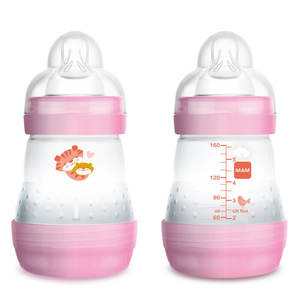 בקבוק אנטי קוליק לתינוק 160 מ״ל 0+ חודשים Easy Start - ורוד מאמ