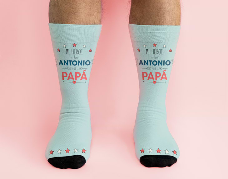 Calcetines personalizados "Mi papá" - Regalo Original