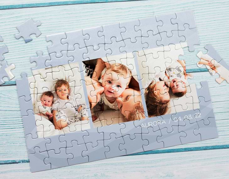 Puzzle "Collage a tres" -