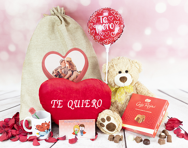 Rana Saltar Paleto Saco de regalos romántico Premium con foto - Regalo Original