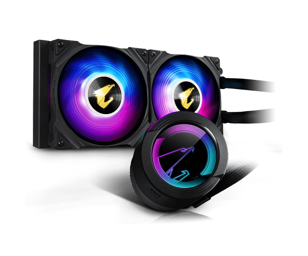 קרור נוזלי לרוב המעבדים Aorus WATERFORCE 280 RGB FUSION 2.0