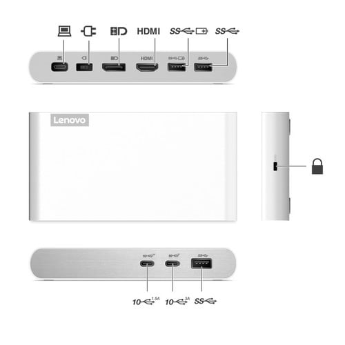 Lenovo 500 USB-C Universal Dock - G0AA0135IS