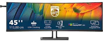 מסך “PHILIPS 2K USB-C+HD+DP+SP 45B1U6900C 45