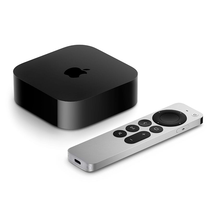 סטרימר Apple TV4K128 GB WiFi + LAN3rd Gen2022 MN893LL A אפל