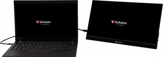 מסך מחשב Verbatim Portable Touchscreen Monitor PMT-17 49593 Full HD