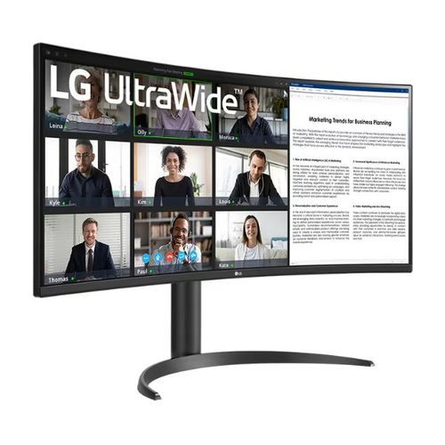 מסך מחשב קעור LG 34 34WR55QK-B UltraWide QHD VA 100Hz FreeSync HDR10