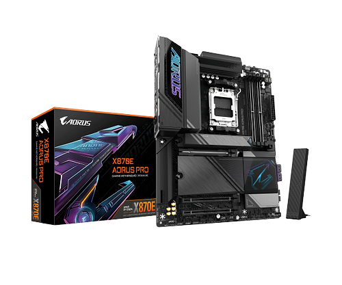 לוח אם GIGABYE X870E AORUS PRO ATX WIFI7 DDR5 AM5 2.5GBE LAN