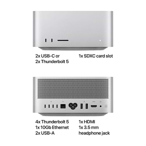 מחשב נייח Apple Mac Studio M3 Ultra MU973HB/A אפל