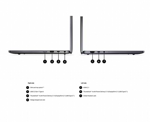 מחשב נייד Dell Pro 14 Premium PA14250 LT-RD33-16174 דל