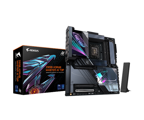 לוח אם אינטל דור 15 GIGABYTE Z890 AORUS MASTER AI TOP E-ATX WIFI7