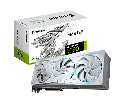 כרטיס מסך Gigabyte RTX 5090 MASTER ICE 32G GV-N5090AORUSM ICE-32GD