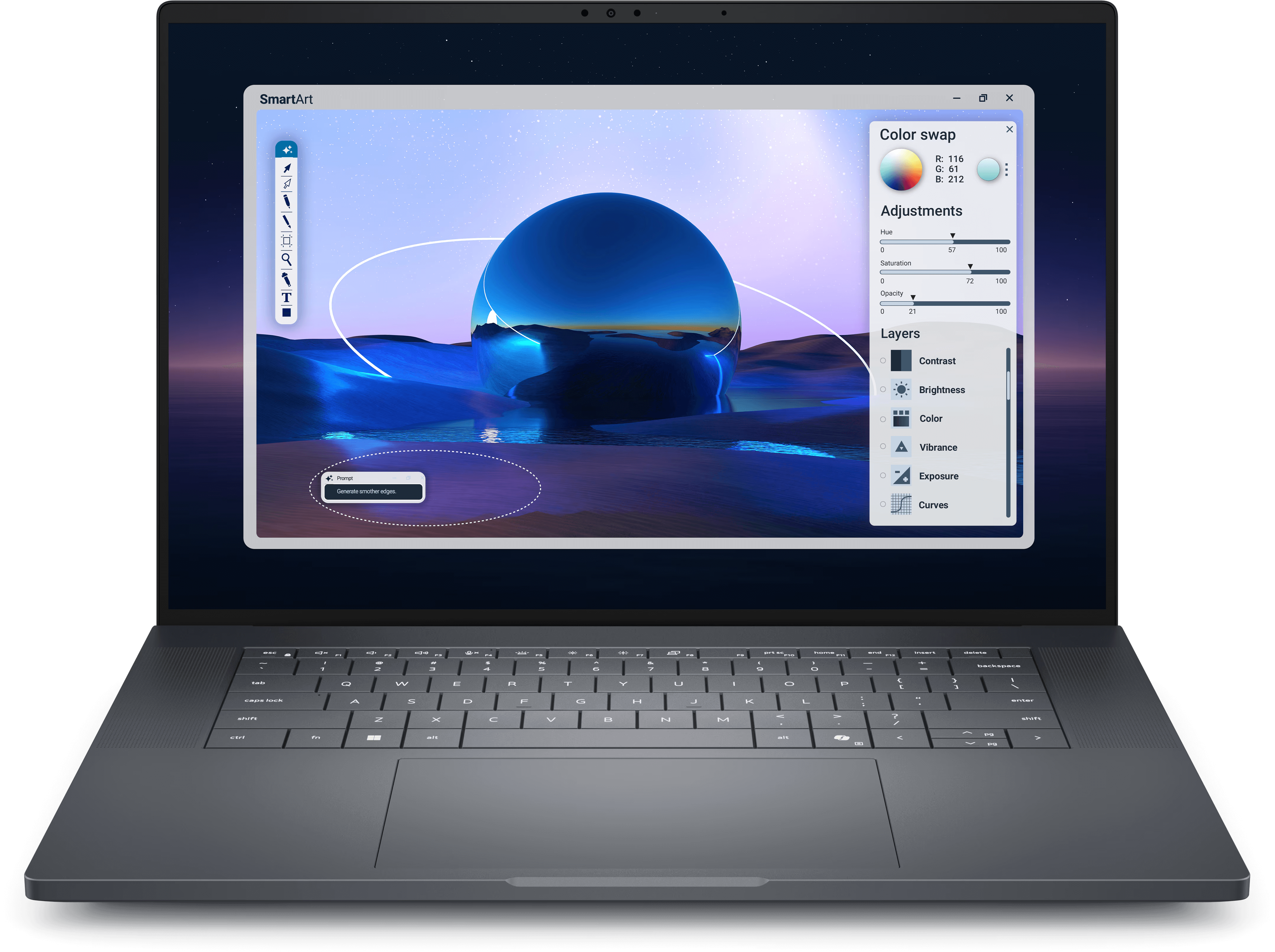 מחשב נייד Dell Pro Max Premium 16 PM-RD33-16269 דל