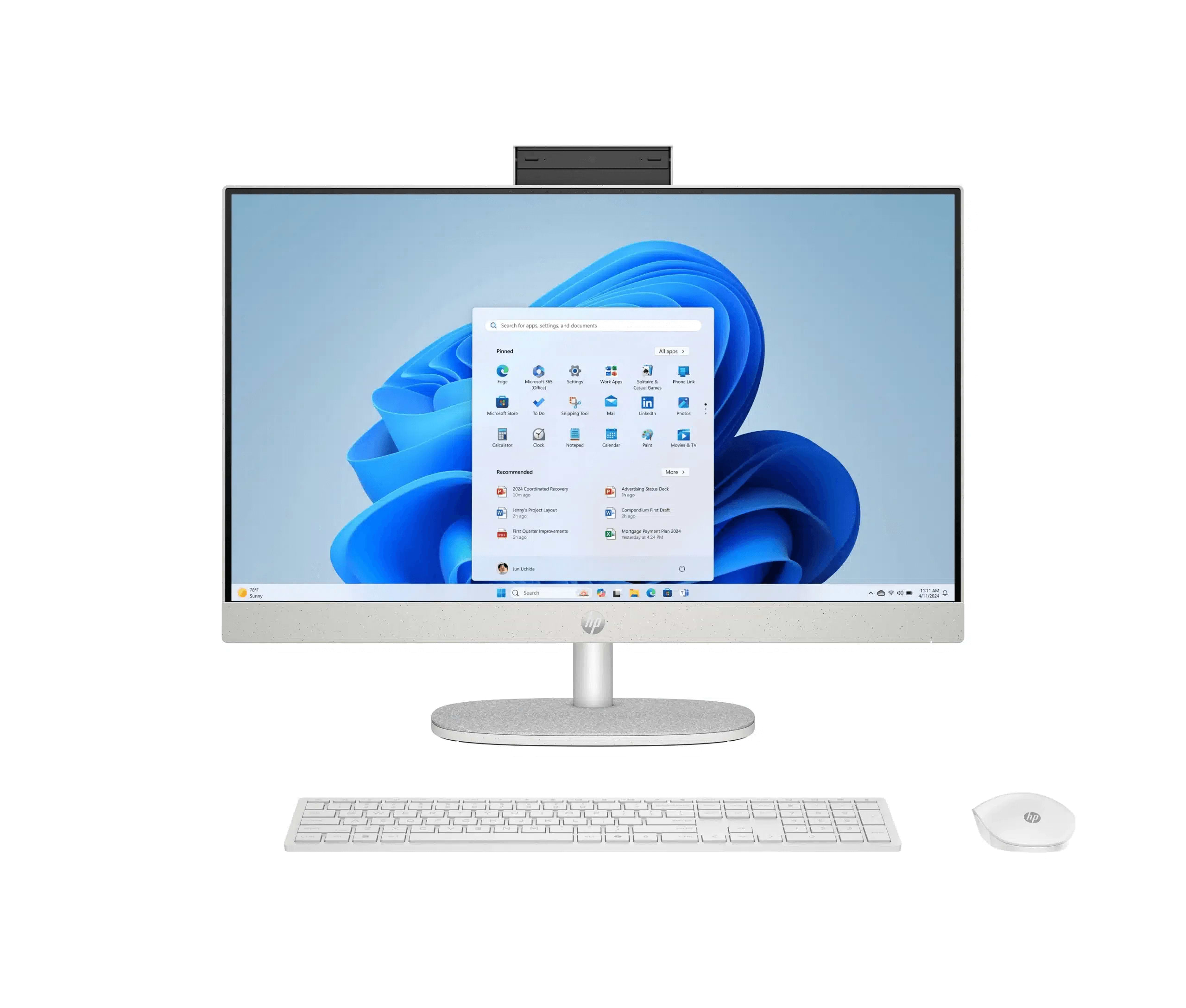 מחשב HP All-in-One Desktop AI 24-cr2004nj PC C93G2EA