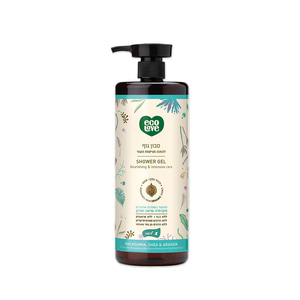 סבון גוף להזנה וטיפוח העור קולקציית האגוזים - 1 ליטר ecoLove