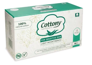 כותוני - מגן תחתון לבריחת שתן קלה בתפזורת - 100% כותנה - cottony