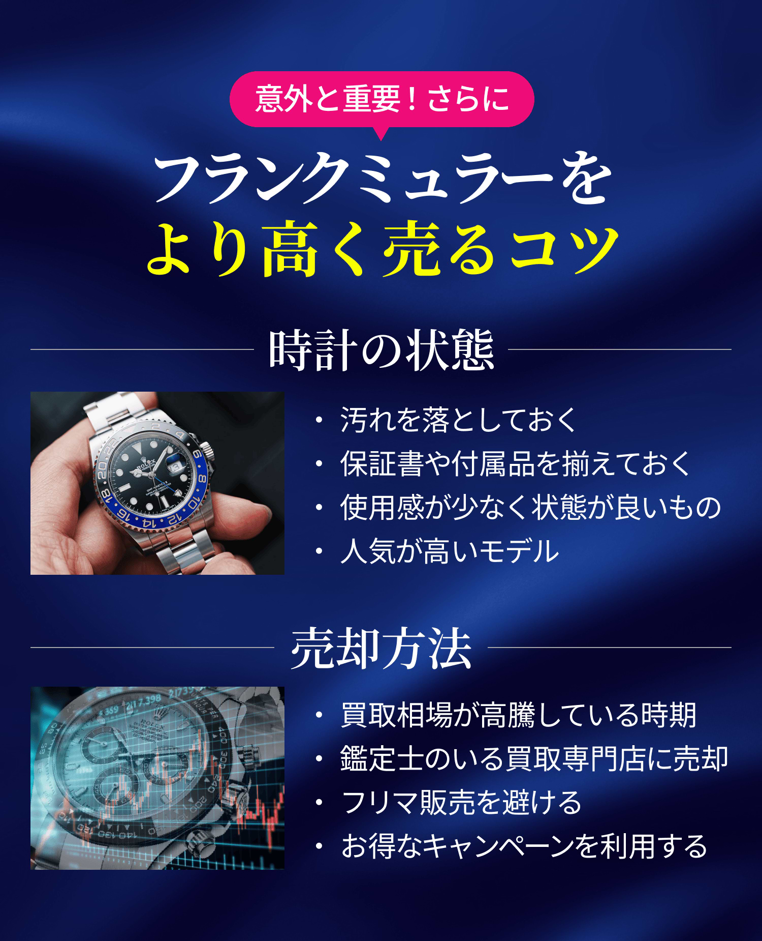 より高く売るコツ
