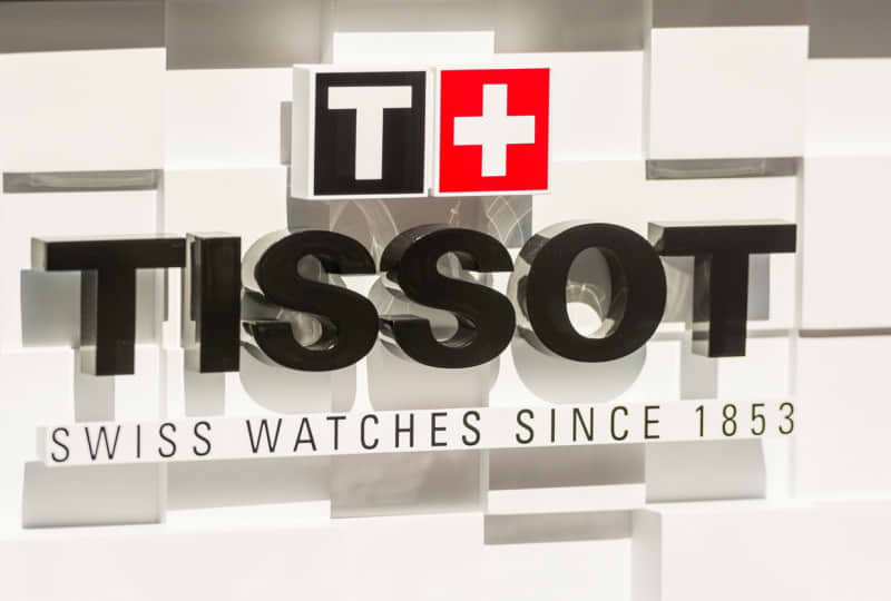 BUCHAREST, ROMANIA - JULY 10, 2014: Tissot Watches Shop Window D