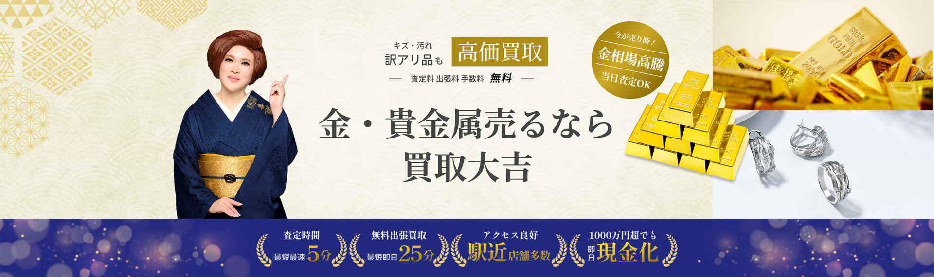 今日の金1gあたりの買取価格相場と専門家の考察