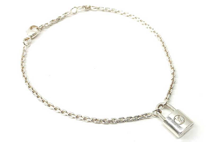 ルイ・ヴィトン ブレスレット レディース ユニセフ ブラスレ ロックイット シルバー　Q95450