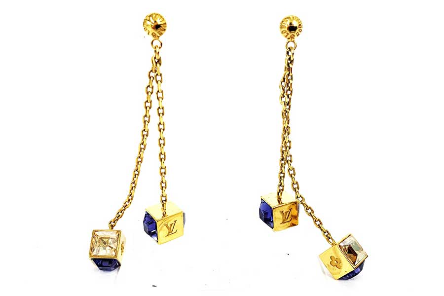 ルイ・ヴィトン ブックル ドレイユ パンダン ギャンブル ピアス　M65179