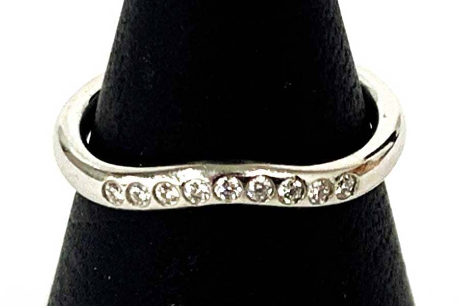 ティファニー Pt950 リング MD0.2ct