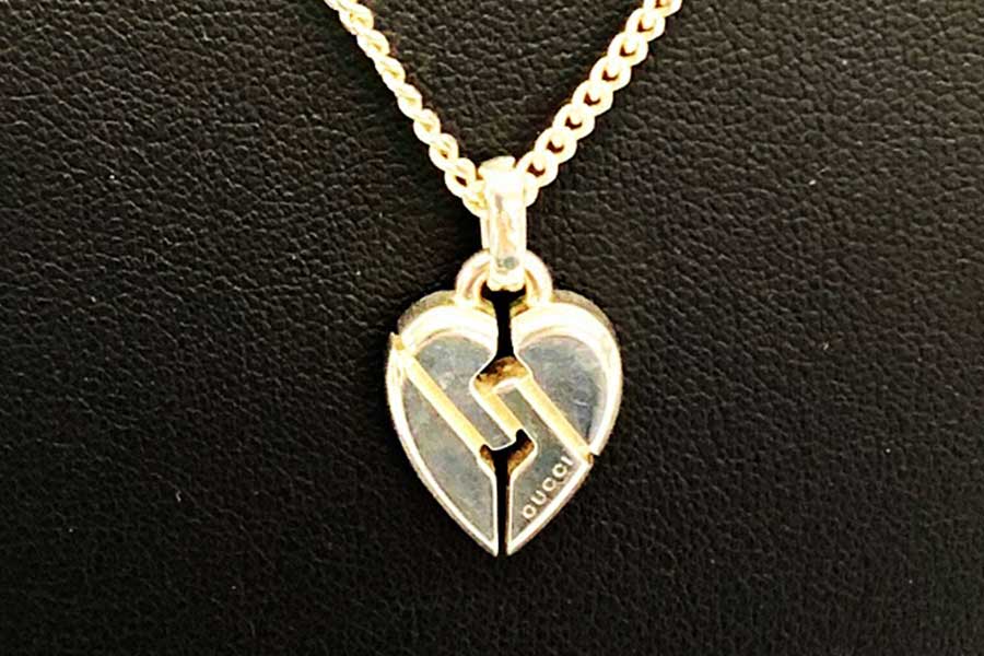 グッチ ペンダント ノット ハート ペンダント シルバー SILVER925 313463 J8400 8106