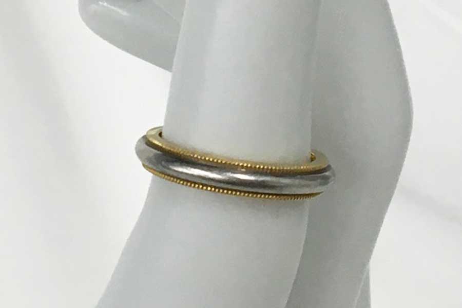 ティファニー ドッツリング pt950