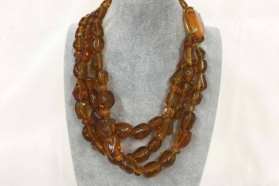 シャネル ストーン ネックレス