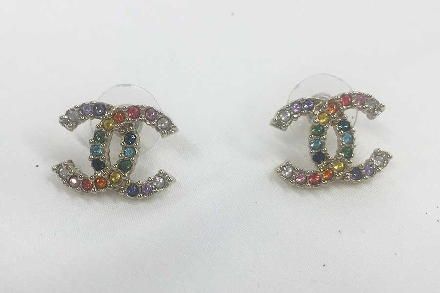 シャネル イヤリング マルチカラー A21/V