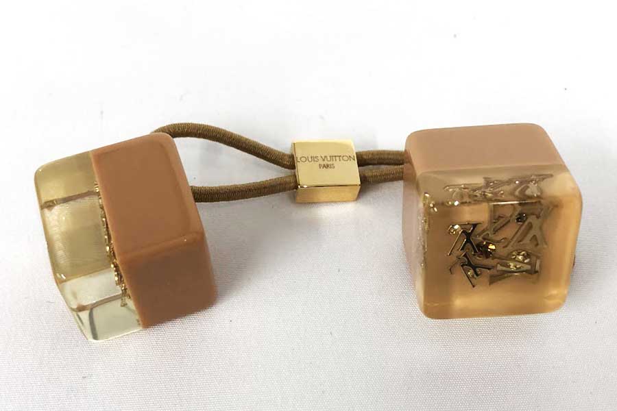 ルイ・ヴィトン ヘアゴム 茶色