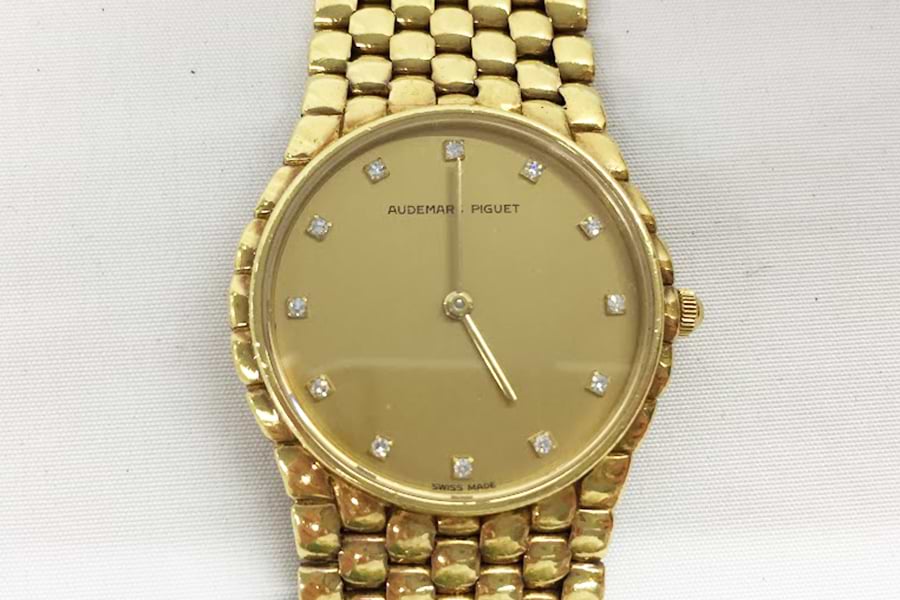 オーデマピゲ 時計 750刻印 12Pダイヤ付き