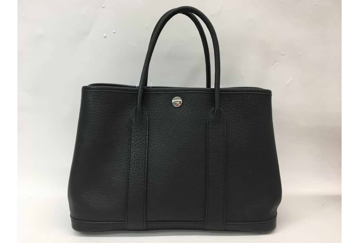 1円 ■美品■ HERMES エルメス ガーデンパーティPM ネゴンダ トートバッグ ハンドバッグ □O刻印 2011年 ブラウン系 A2847IS 美品 エルメス ガーデンパーティ PM オプティカルH
