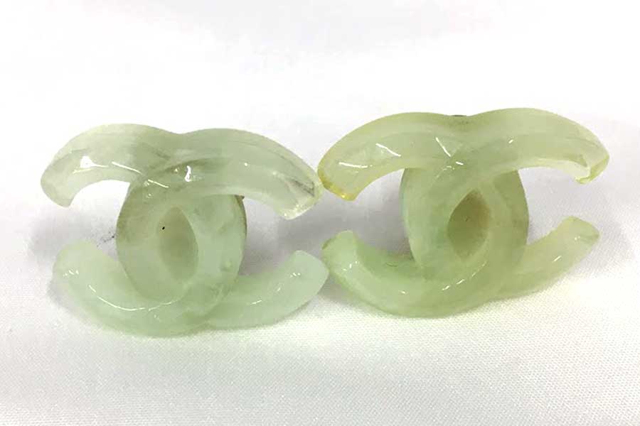 シャネル ピアス ココマーク イヤリング GP×プラスチック