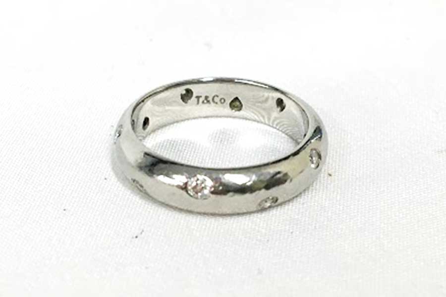 ティファニー ドッツ リング Pt950