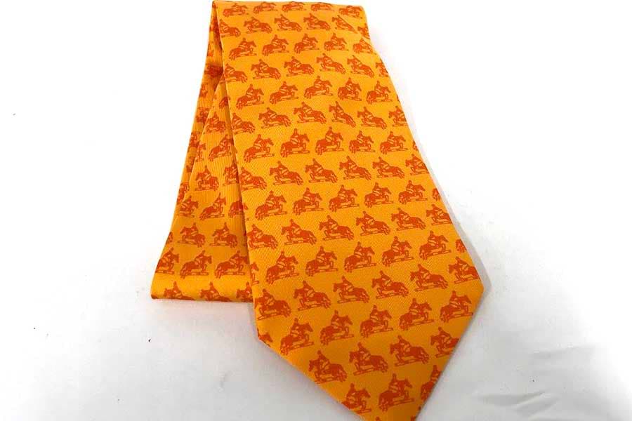 エルメス ネクタイ オレンジ