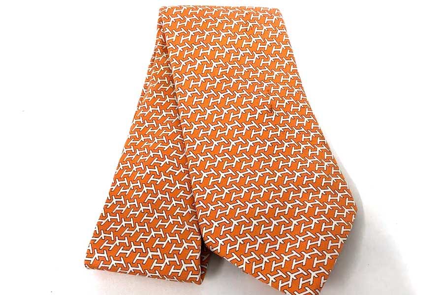 エルメス ネクタイ オレンジ