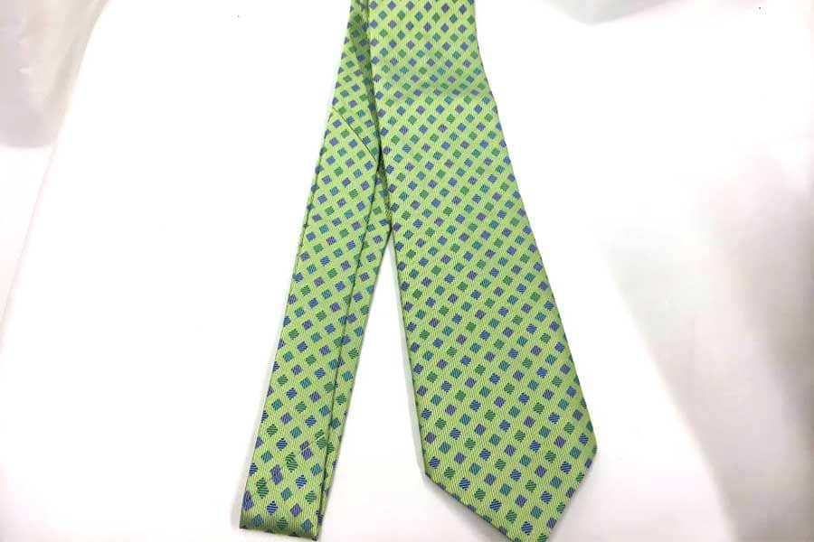 エルメス ネクタイ　グリーン系