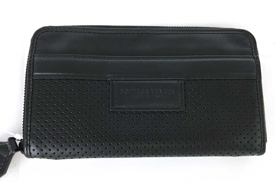 ボッテガヴェネタ メッシュ ラウンドファスナー