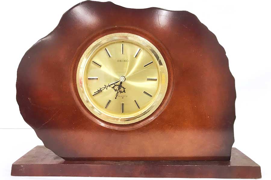 セイコー 置時計 木製