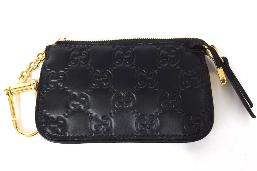 GUCCI（グッチ）⭐️オフザグリット パスケース コインケース 黒